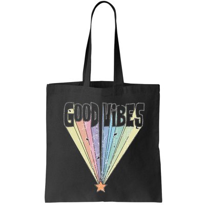 Good Vibes Retro Rainbow Bag