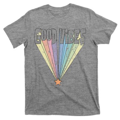 Good Vibes Retro Rainbow T-Shirt