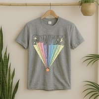 Good Vibes Retro Rainbow T-Shirt