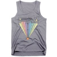 Good Vibes Retro Rainbow Tank Top