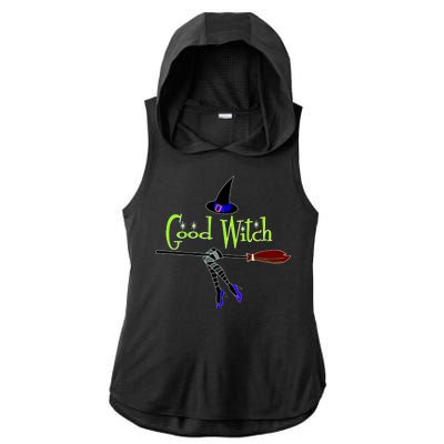 Good Witch Ladies PosiCharge Tri-Blend Wicking Draft Hoodie Tank