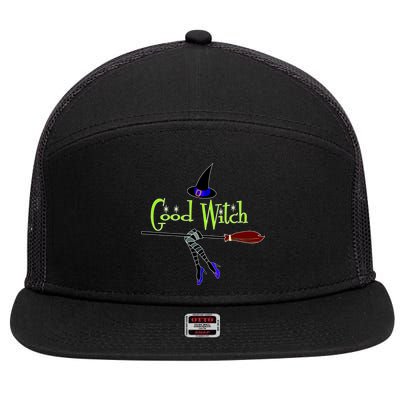 Good Witch 7 Panel Mesh Trucker Snapback Hat