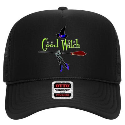 Good Witch High Crown Mesh Back Trucker Hat