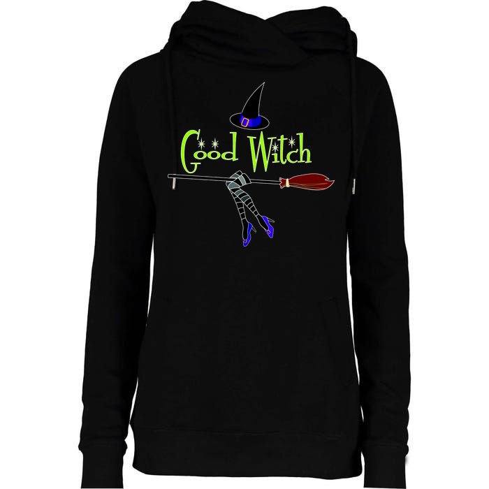 Good Witch Womens Funnel Neck Pullover Hood