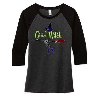 Good Witch Women's Tri-Blend 3/4-Sleeve Raglan Shirt