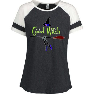 Good Witch Enza Ladies Jersey Colorblock Tee