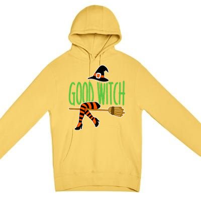 Good Witch Funny Halloween Premium Pullover Hoodie