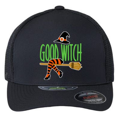 Good Witch Funny Halloween Flexfit Unipanel Trucker Cap