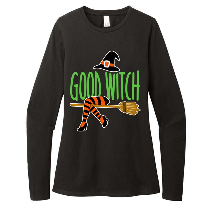 Good Witch Funny Halloween Womens CVC Long Sleeve Shirt