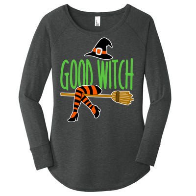 Good Witch Funny Halloween Women's Perfect Tri Tunic Long Sleeve Shirt