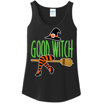 Good Witch Funny Halloween Ladies Essential Tank