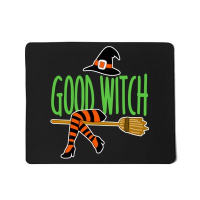 Good Witch Funny Halloween Mousepad