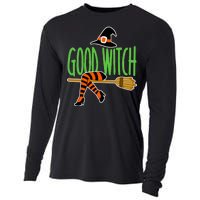 Good Witch Funny Halloween Cooling Performance Long Sleeve Crew