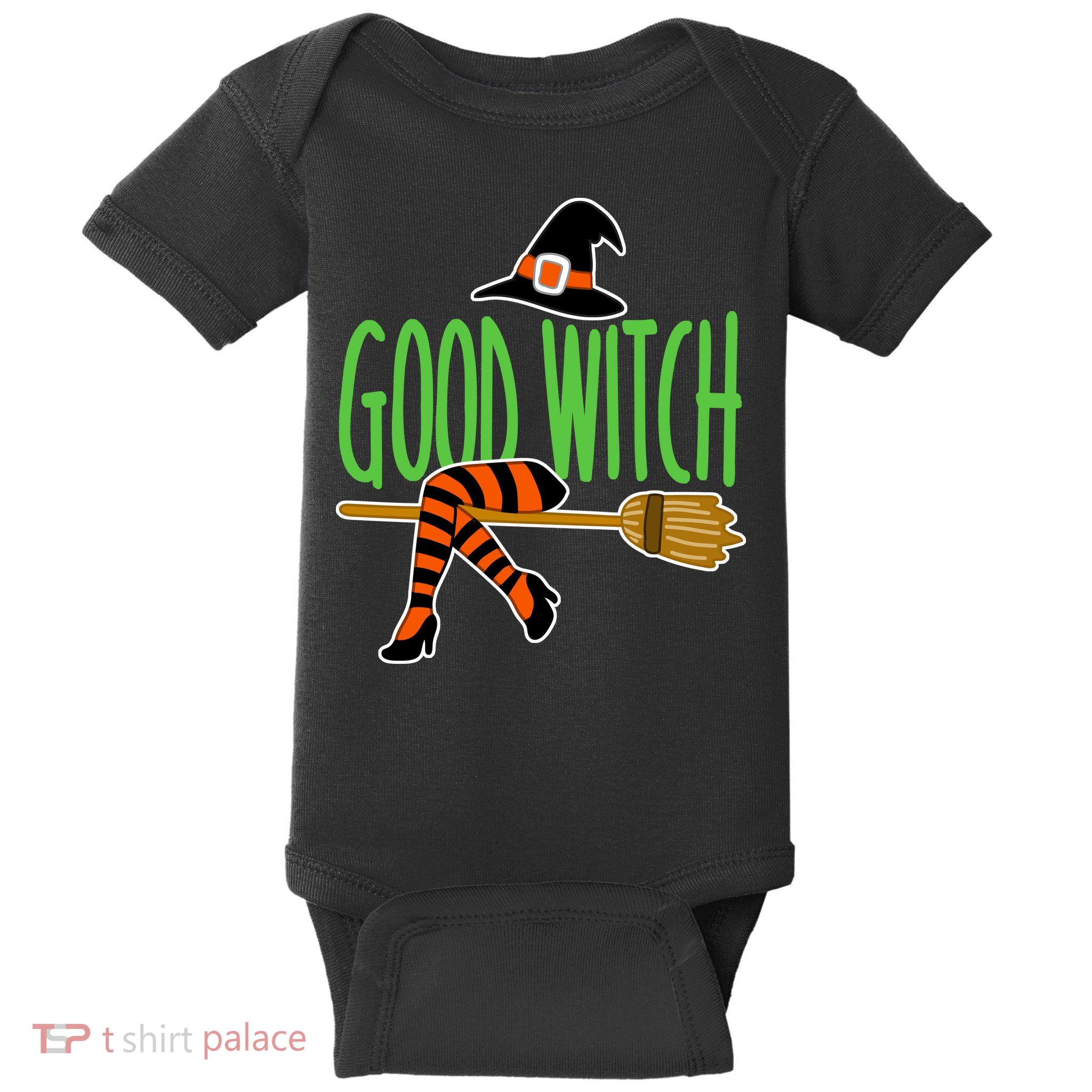 Good Witch Funny Halloween Baby Bodysuit