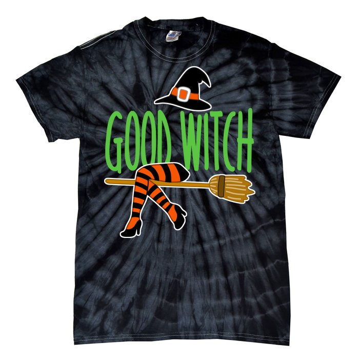 Good Witch Funny Halloween Tie-Dye T-Shirt