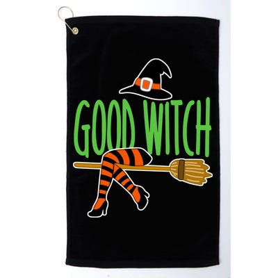 Good Witch Funny Halloween Golf Towel