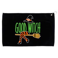 Good Witch Funny Halloween Grommeted Golf Towel