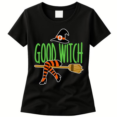 Good Witch Funny Halloween Womens T-Shirt