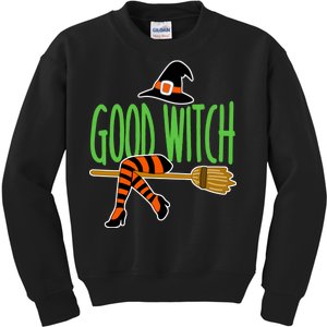 Good Witch Funny Halloween Kids Sweatshirt