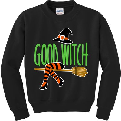 Good Witch Funny Halloween Kids Sweatshirt