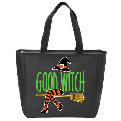 Good Witch Funny Halloween Zip Tote Bag
