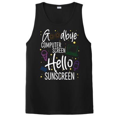 Goodbye Computer Screen Hello Sunscreen PosiCharge Competitor Tank