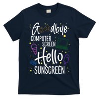 Goodbye Computer Screen Hello Sunscreen T-Shirt