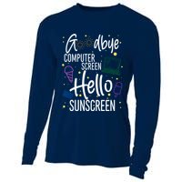 Goodbye Computer Screen Hello Sunscreen Cooling Performance Long Sleeve Crew