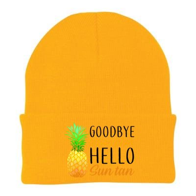 Goodbye Lesson Plan Hello Sun Tan Knit Cap Winter Beanie