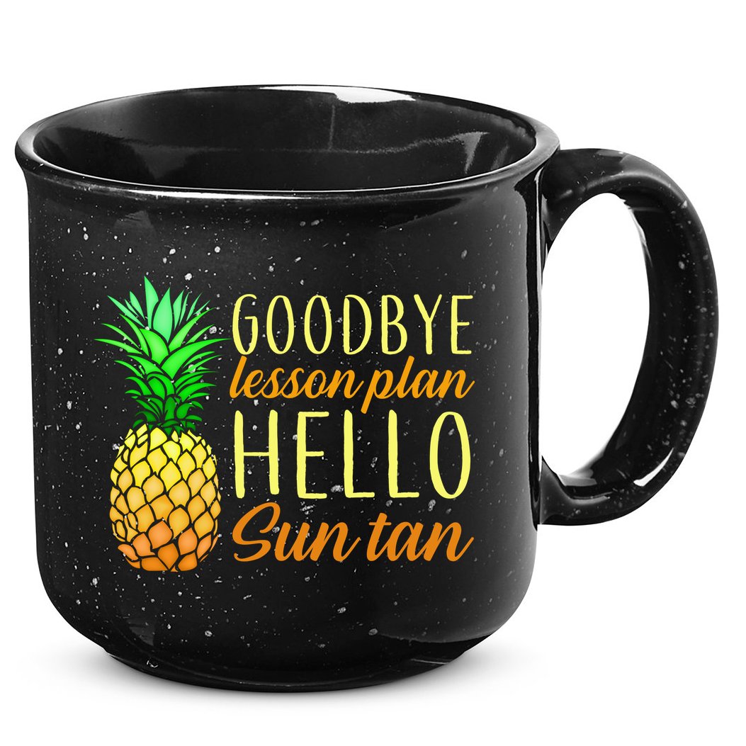 Goodbye Lesson Plan Hello Sun Tan 15oz Campfire Ceramic Mug