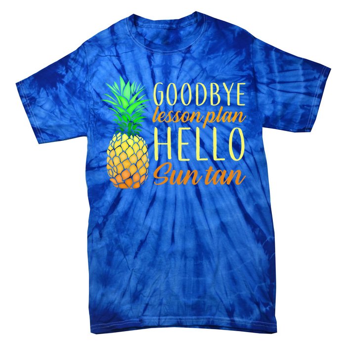 Goodbye Lesson Plan Hello Sun Tan Tie-Dye T-Shirt