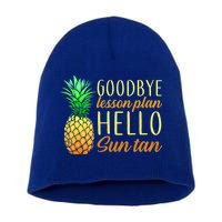 Goodbye Lesson Plan Hello Sun Tan Short Acrylic Beanie