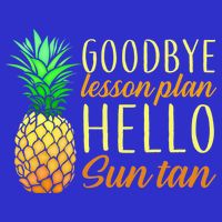Goodbye Lesson Plan Hello Sun Tan Zip Tote Bag