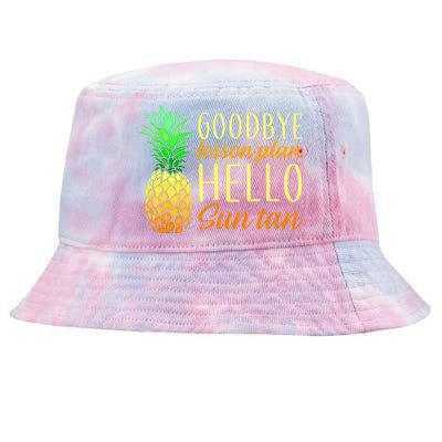 Goodbye Lesson Plan Hello Sun Tan Tie-Dyed Bucket Hat