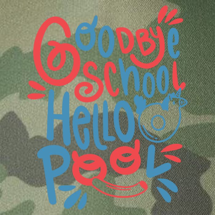 Goodbye School Hello Pool Legacy Tie Dye Trucker Hat