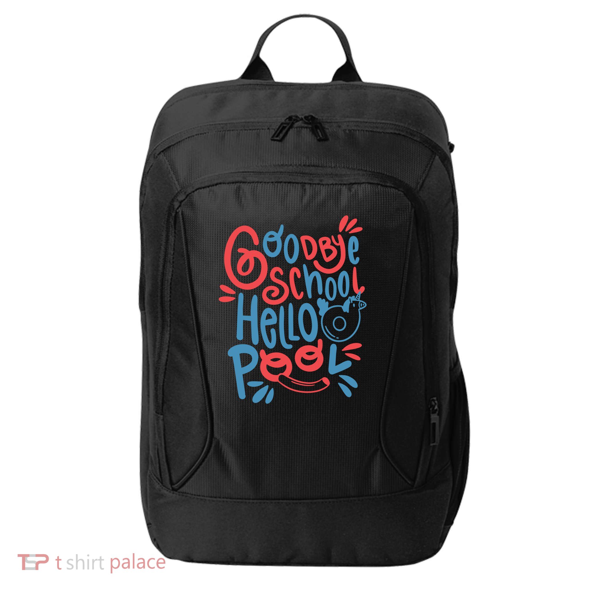 Goodbye School Hello Pool City Backpack