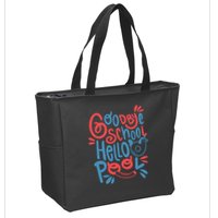 Goodbye School Hello Pool Zip Tote Bag