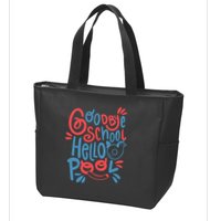 Goodbye School Hello Pool Zip Tote Bag