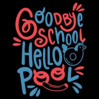 Goodbye School Hello Pool Zip Tote Bag