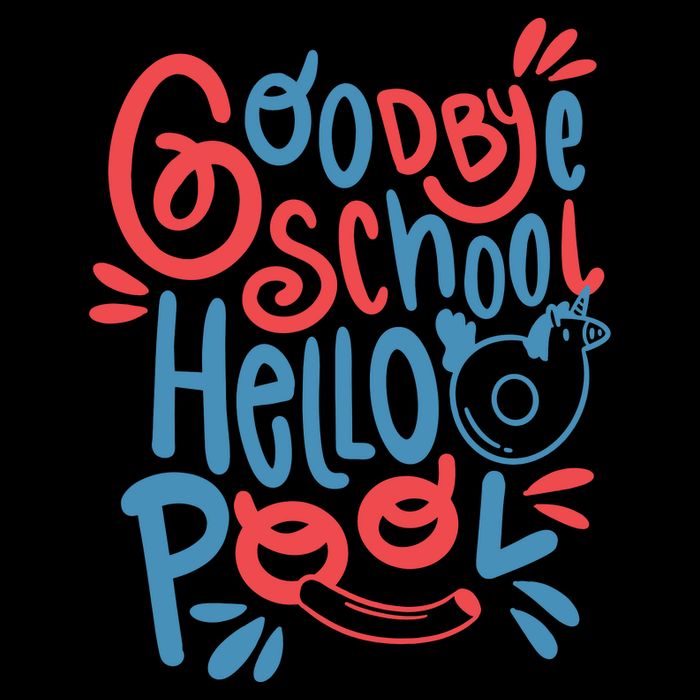 Goodbye School Hello Pool Zip Tote Bag