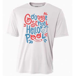 Goodbye School Hello Pool Cooling Performance Crew T-Shirt