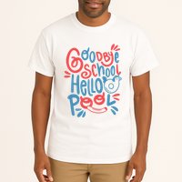 Goodbye School Hello Pool Tall T-Shirt