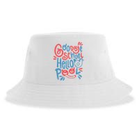 Goodbye School Hello Pool Sustainable Bucket Hat