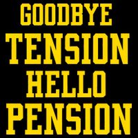 Goodbye Tension Hello Pension Cooling Performance Long Sleeve Crew