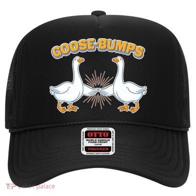 Goose Bumps High Crown Mesh Back Trucker Hat