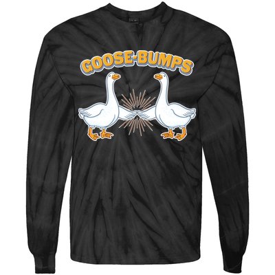 Goose Bumps Tie-Dye Long Sleeve Shirt