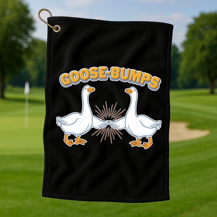 Goose Bumps Golf Towel