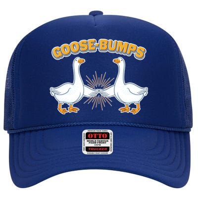 Goose Bumps High Crown Mesh Back Trucker Hat