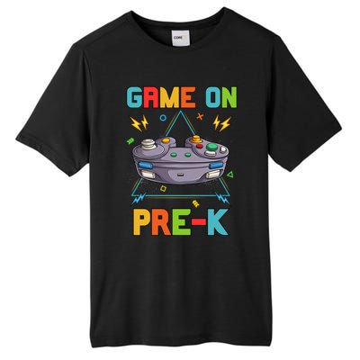 Game On PreK Funny Back To School Preschool Video Games Gift Tall Fusion ChromaSoft Performance T-Shirt