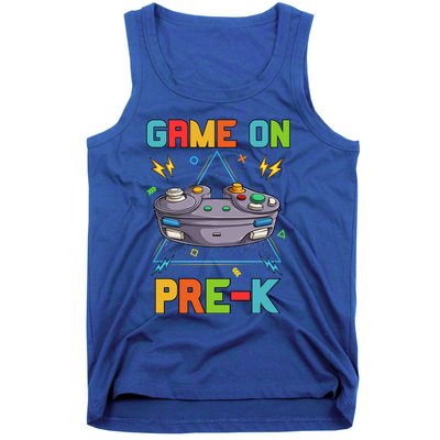 Game On PreK Funny Back To School Preschool Video Games Gift Tank Top